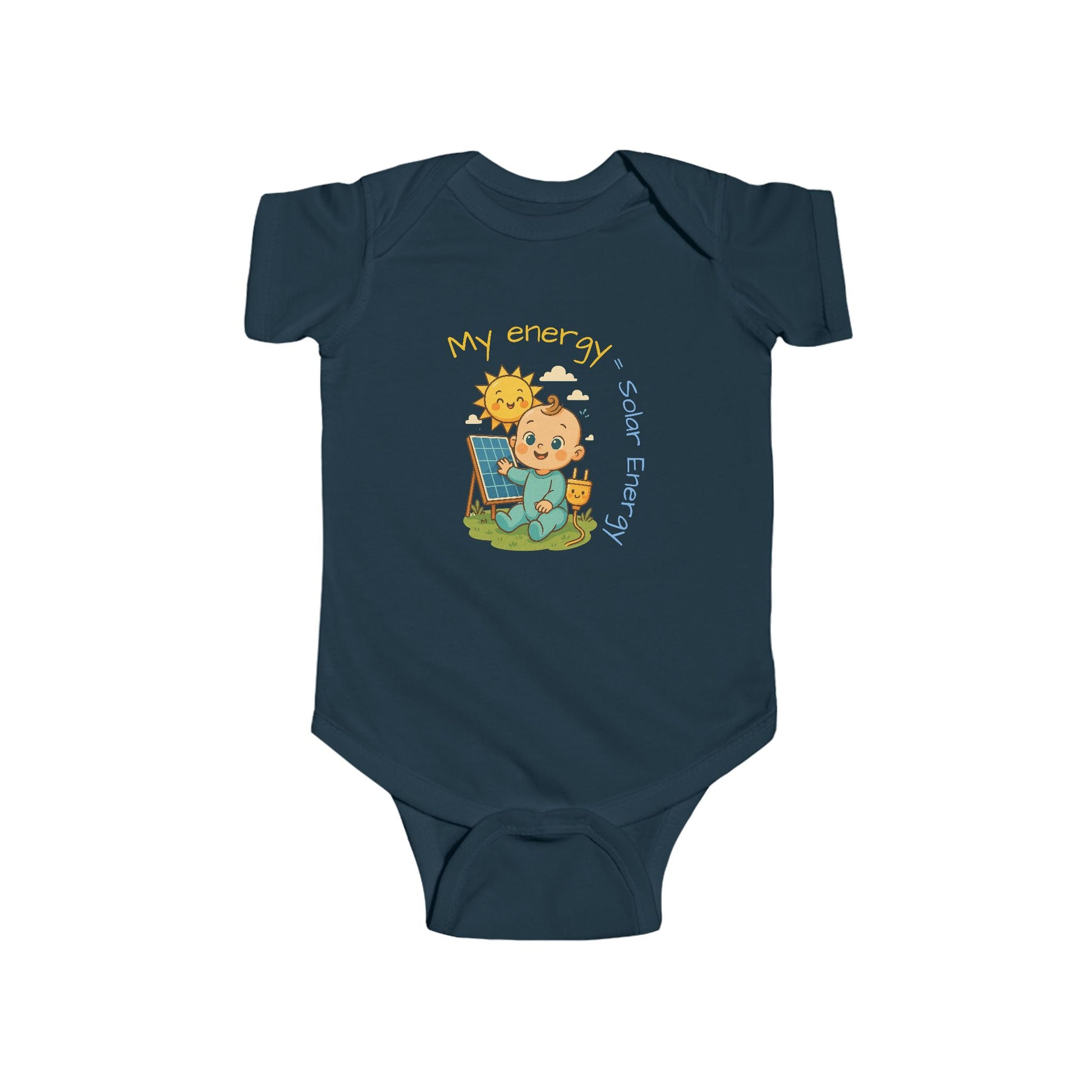 My Energy Solar Baby Bodysuit - Cute Infant Fine Jersey Outfit