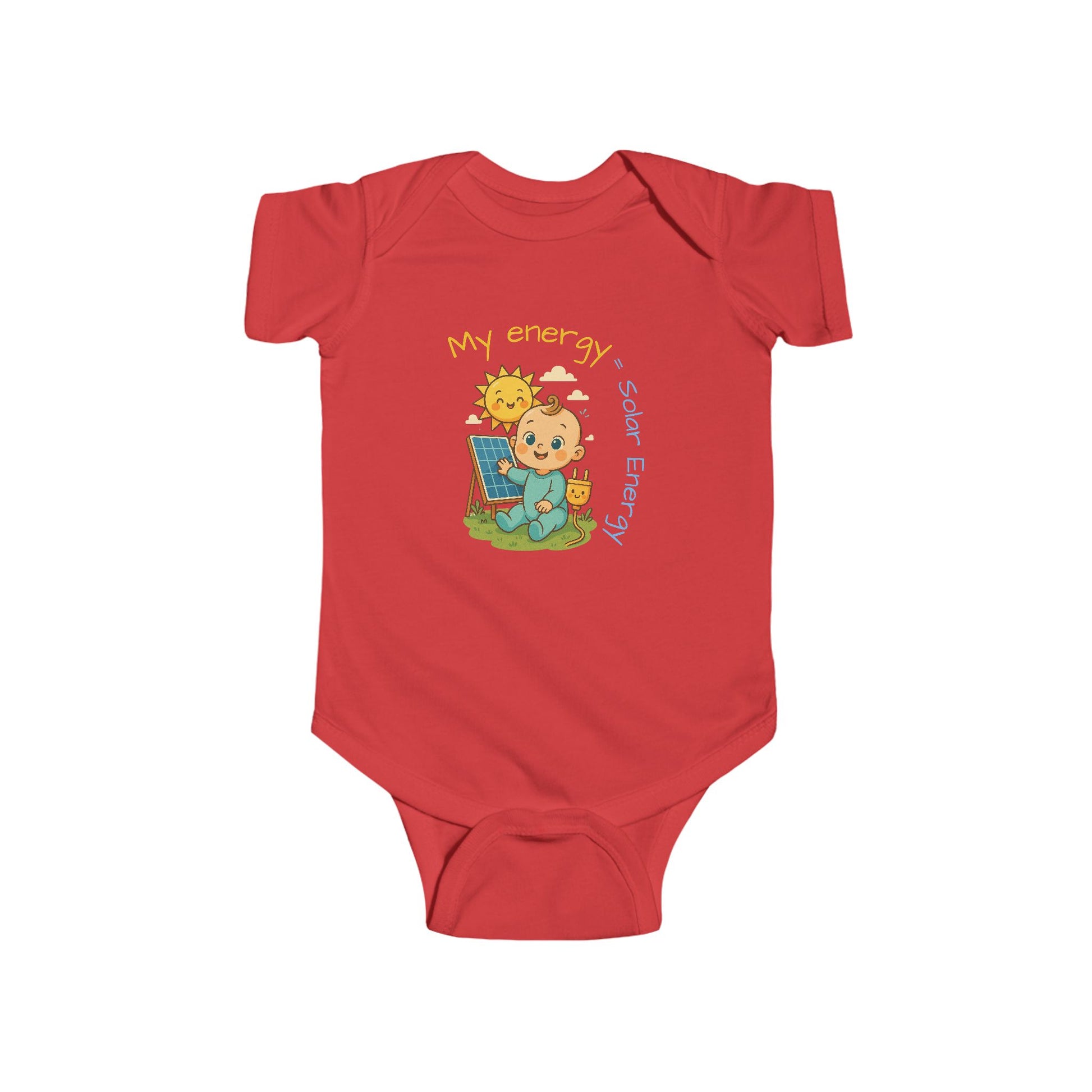 My Energy Solar Baby Bodysuit - Cute Infant Fine Jersey Outfit