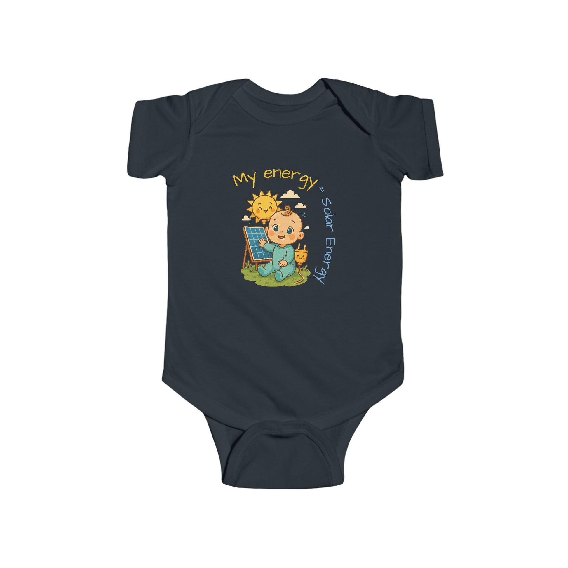 My Energy Solar Baby Bodysuit - Cute Infant Fine Jersey Outfit
