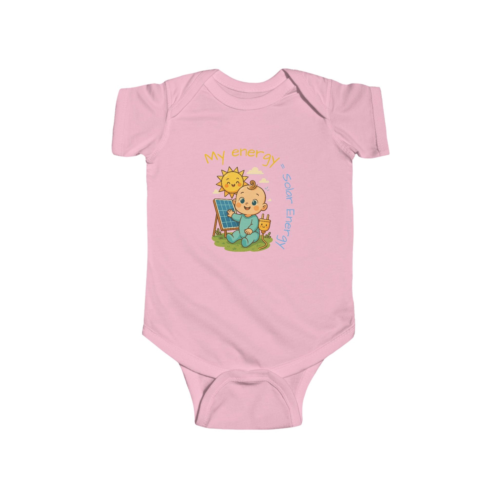 My Energy Solar Baby Bodysuit - Cute Infant Fine Jersey Outfit