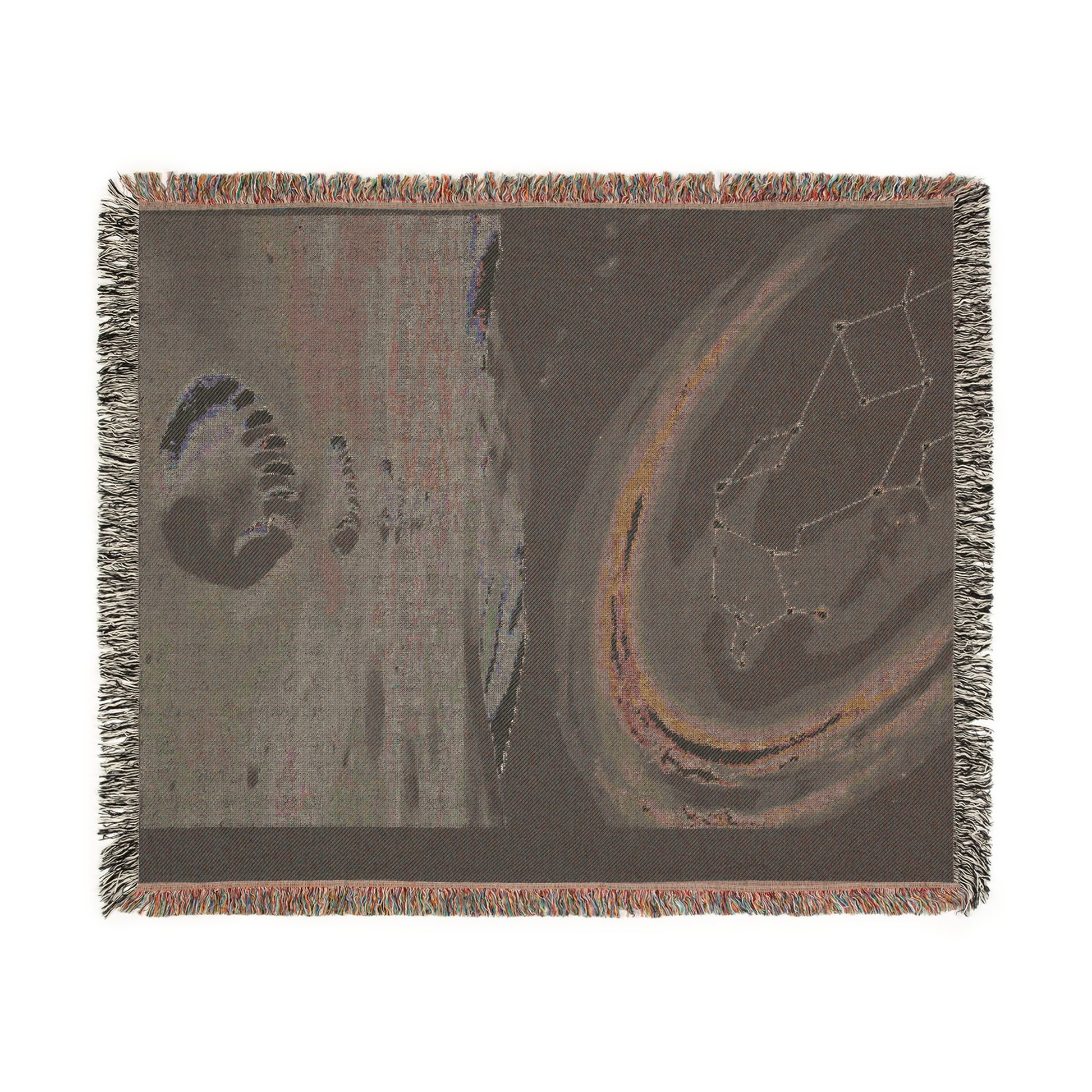 Cosmic Woven Blanket: Celestial Throw for Stargazers, Galaxy Home Décor, Astronomy Gift, Astrology Vibes
