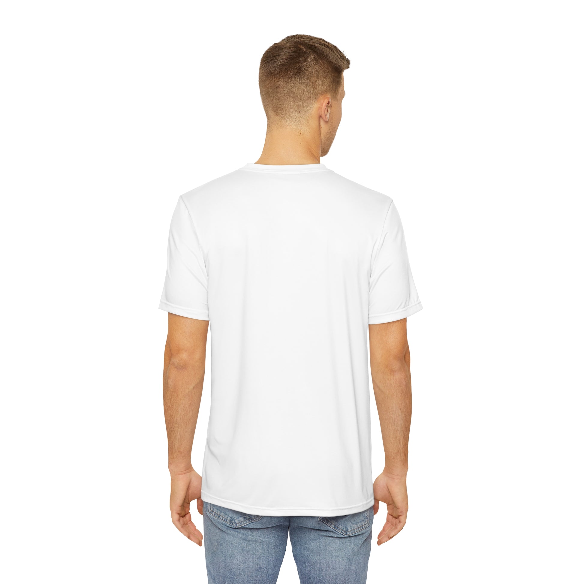 Cool Panda Graphic Men's Polyester Tee - Casual Streetwear