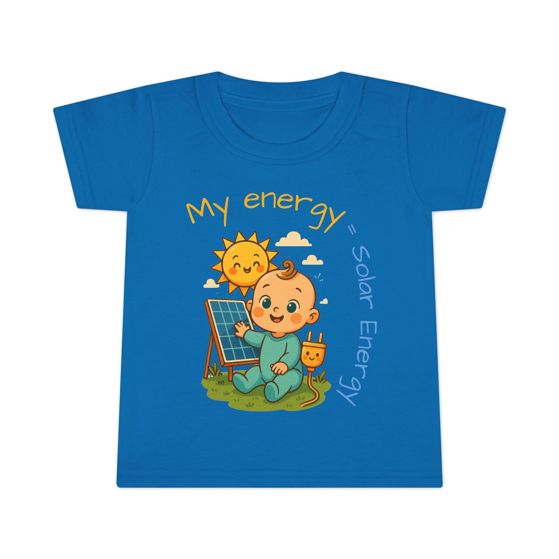 Eco-Friendly Toddler T-Shirt - "My Energy = Solar Energy"