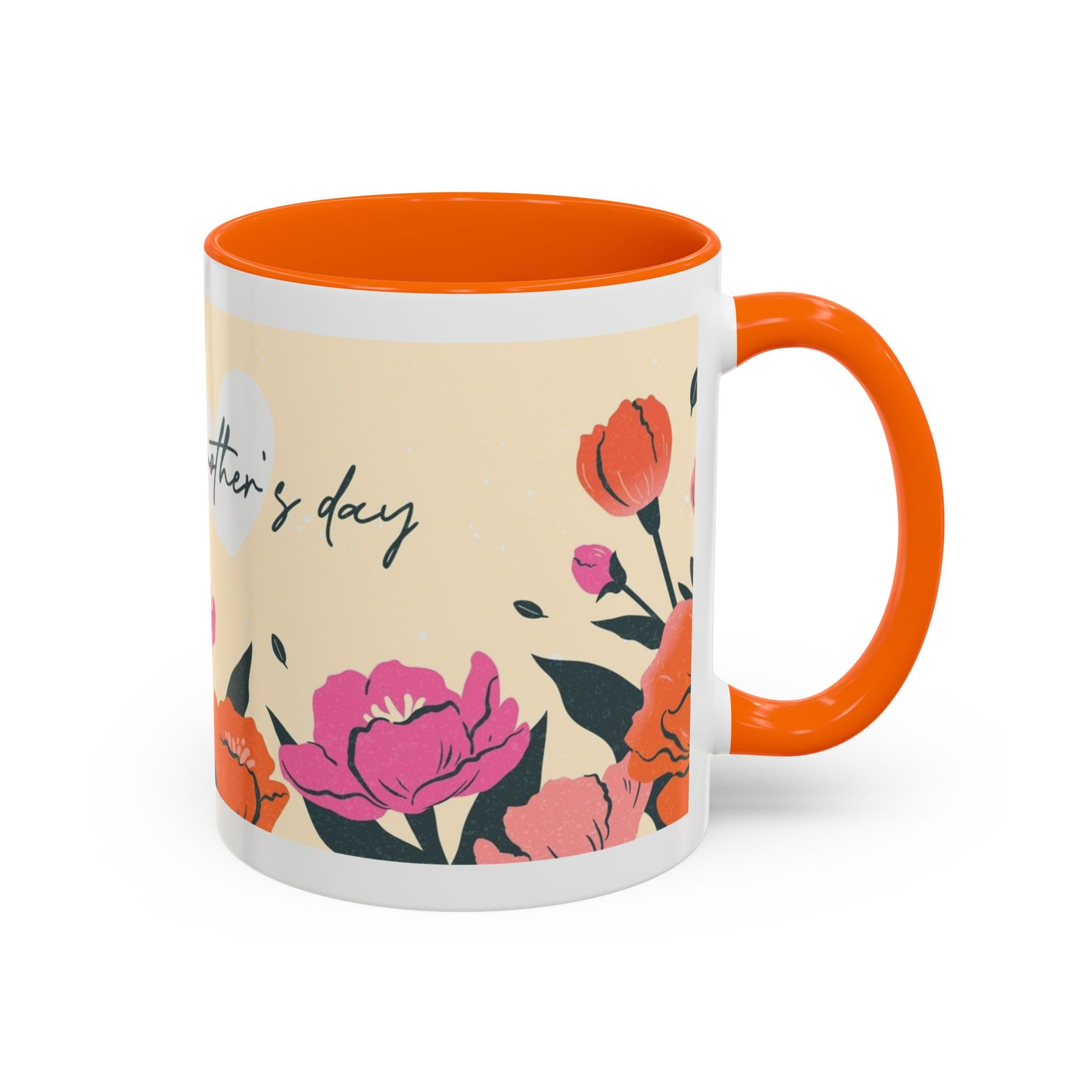 Happy Mother's Day Floral Accent Coffee Mug - 11oz & 15oz