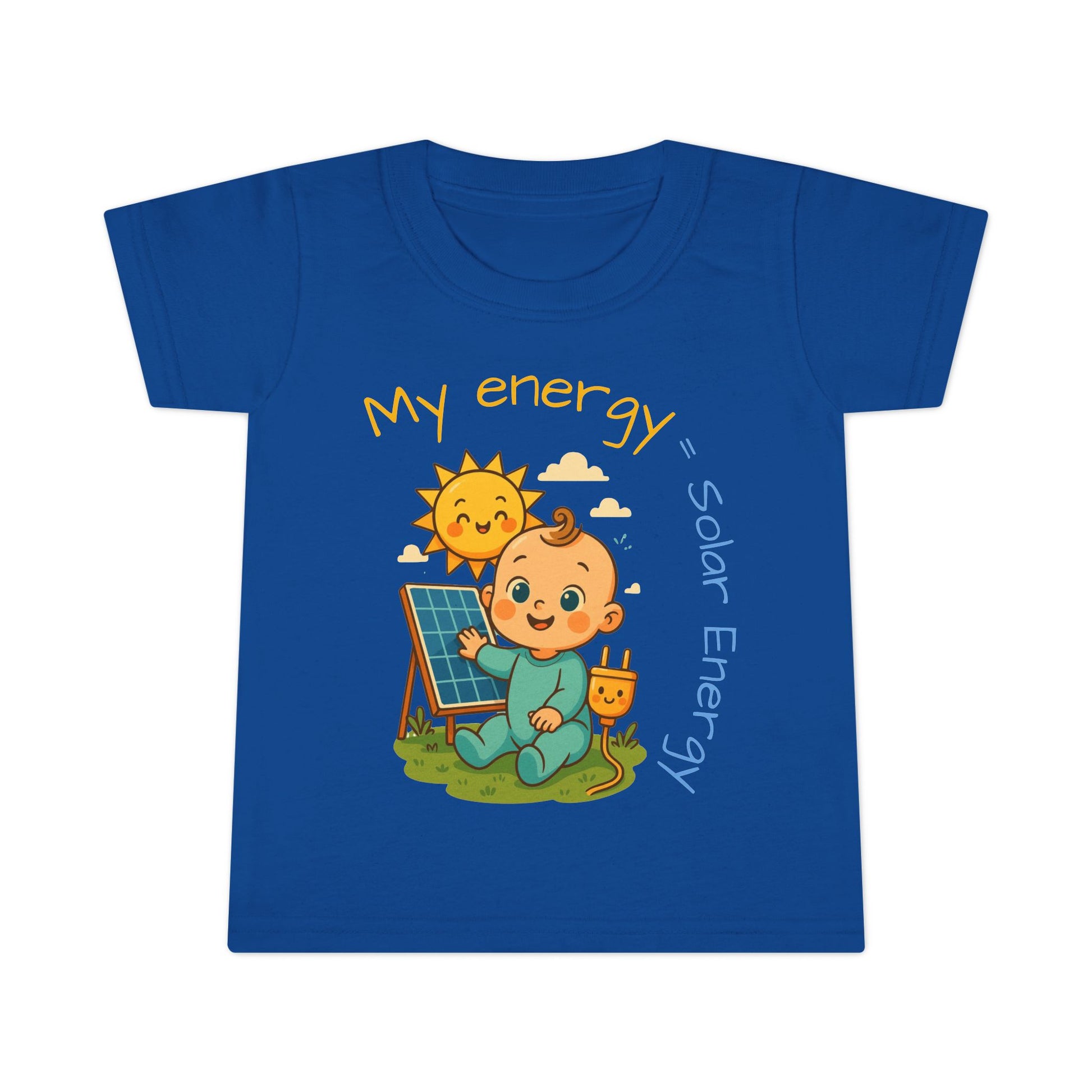 Eco-Friendly Toddler T-Shirt - "My Energy = Solar Energy"