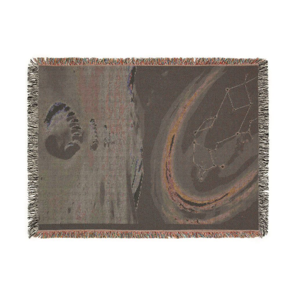 Cosmic Woven Blanket: Celestial Throw for Stargazers, Galaxy Home Décor, Astronomy Gift, Astrology Vibes