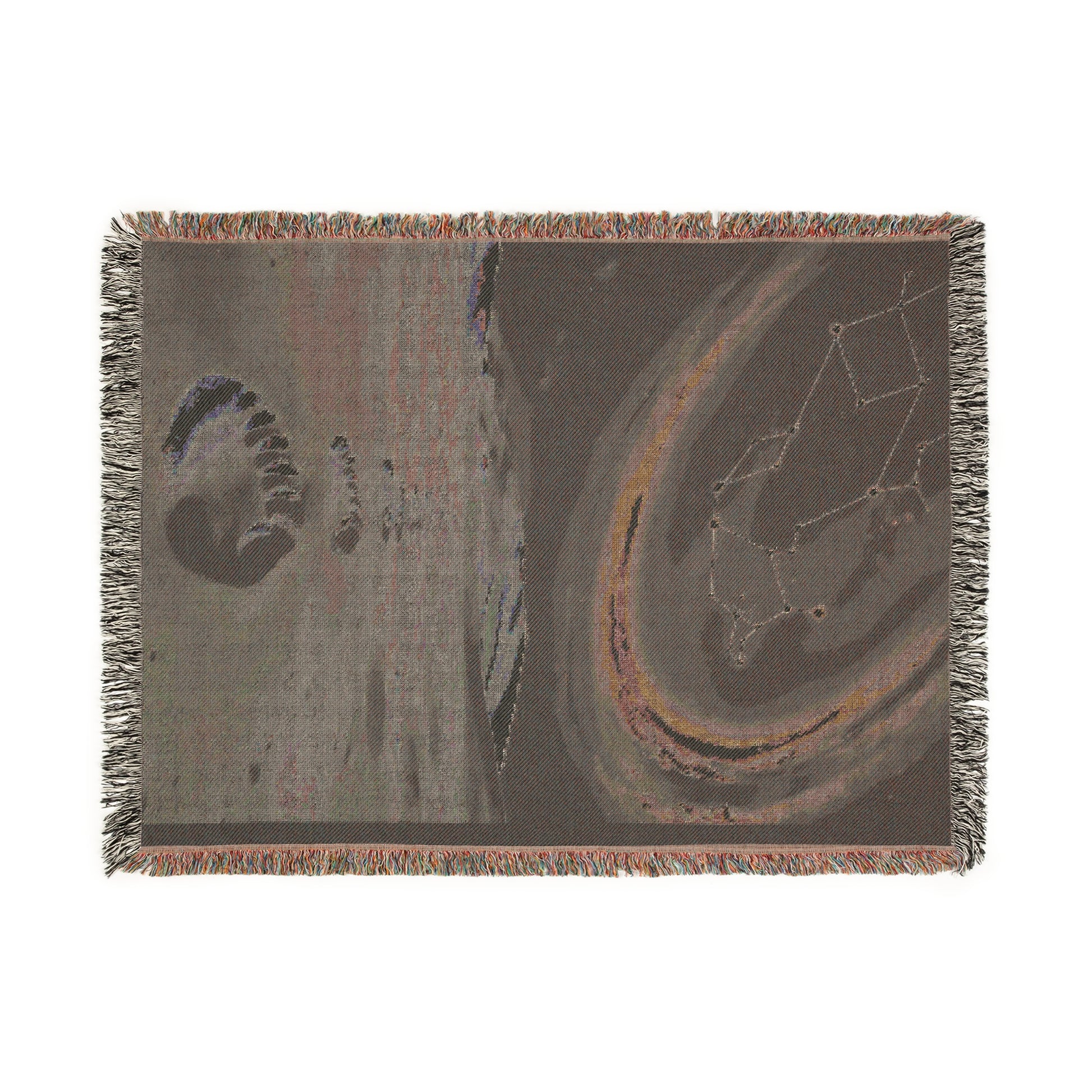 Cosmic Woven Blanket: Celestial Throw for Stargazers, Galaxy Home Décor, Astronomy Gift, Astrology Vibes