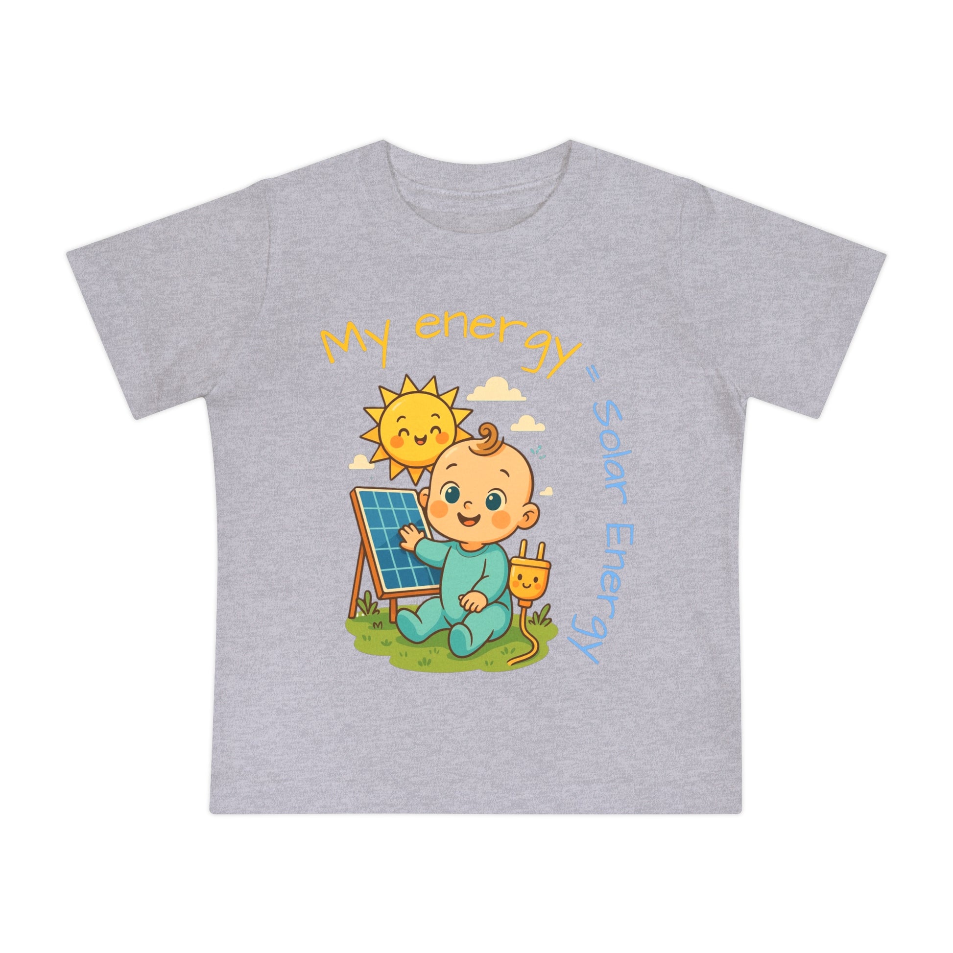 Eco-Friendly Baby T-Shirt: My Energy = Solar Energy