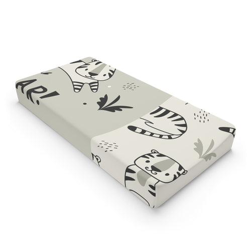 Adorable Baby Changing Pad Cover - Safari Animals Design, Nursery Decor, Baby Shower Gift, Cute Baby Bedding, Gender Neutral