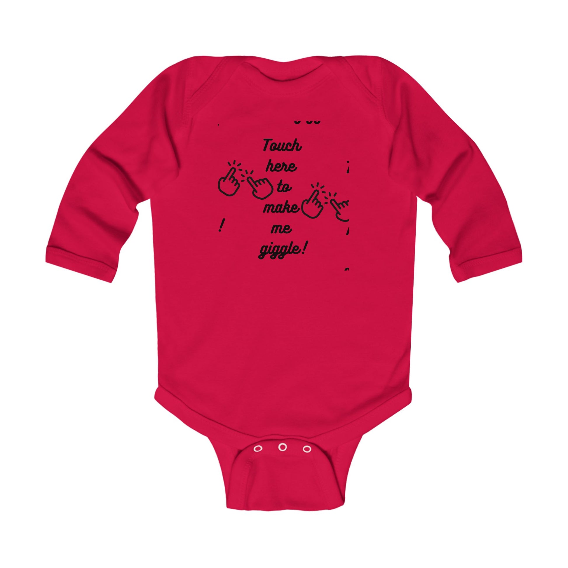 Giggle-Trigger Infant Long Sleeve Bodysuit
