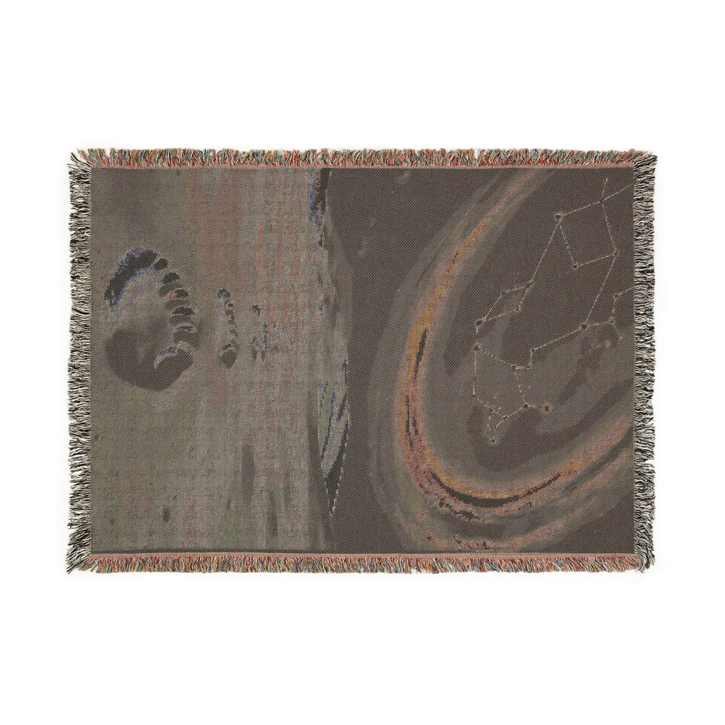 Cosmic Woven Blanket: Celestial Throw for Stargazers, Galaxy Home Décor, Astronomy Gift, Astrology Vibes