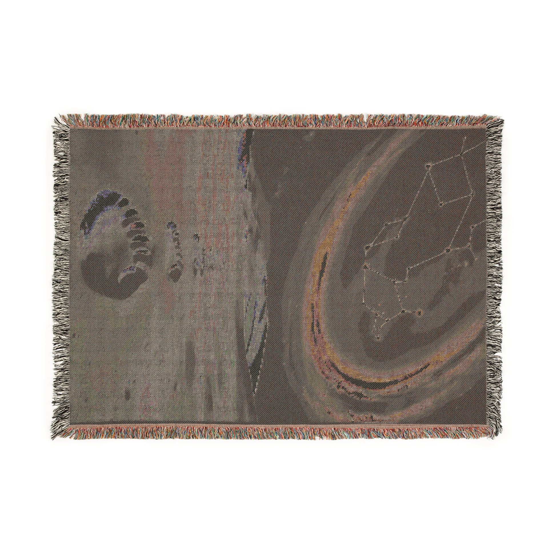 Cosmic Woven Blanket: Celestial Throw for Stargazers, Galaxy Home Décor, Astronomy Gift, Astrology Vibes
