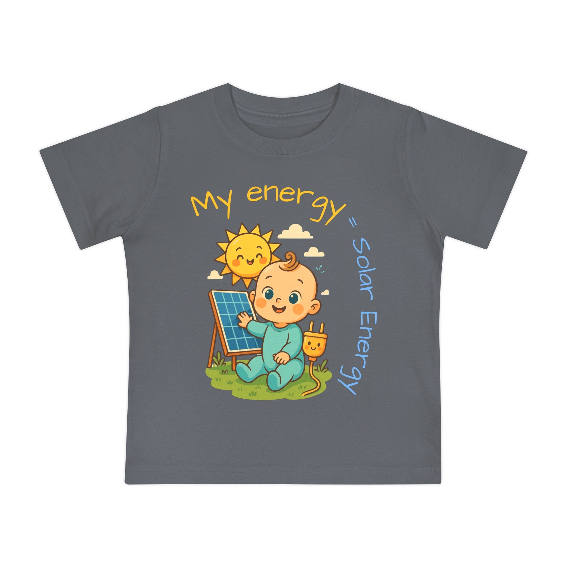 Eco-Friendly Baby T-Shirt: My Energy = Solar Energy