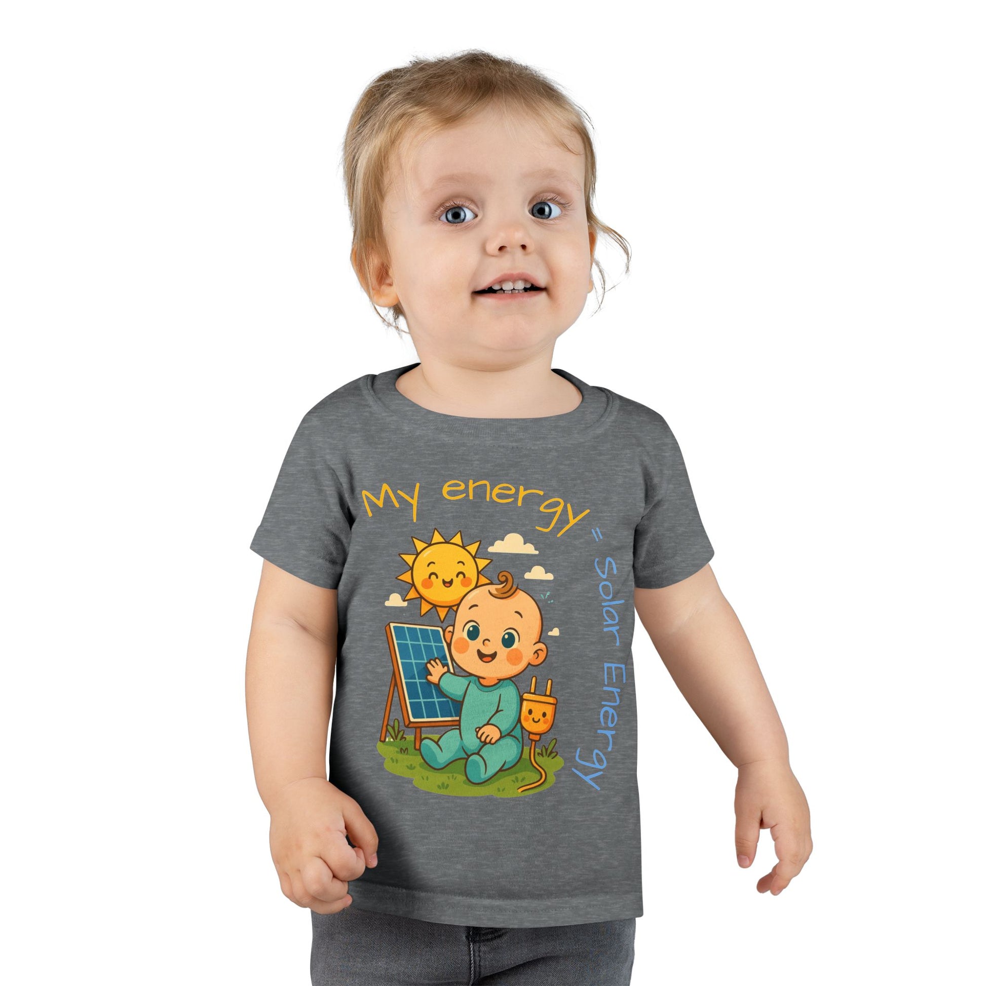 Eco-Friendly Toddler T-Shirt - "My Energy = Solar Energy"