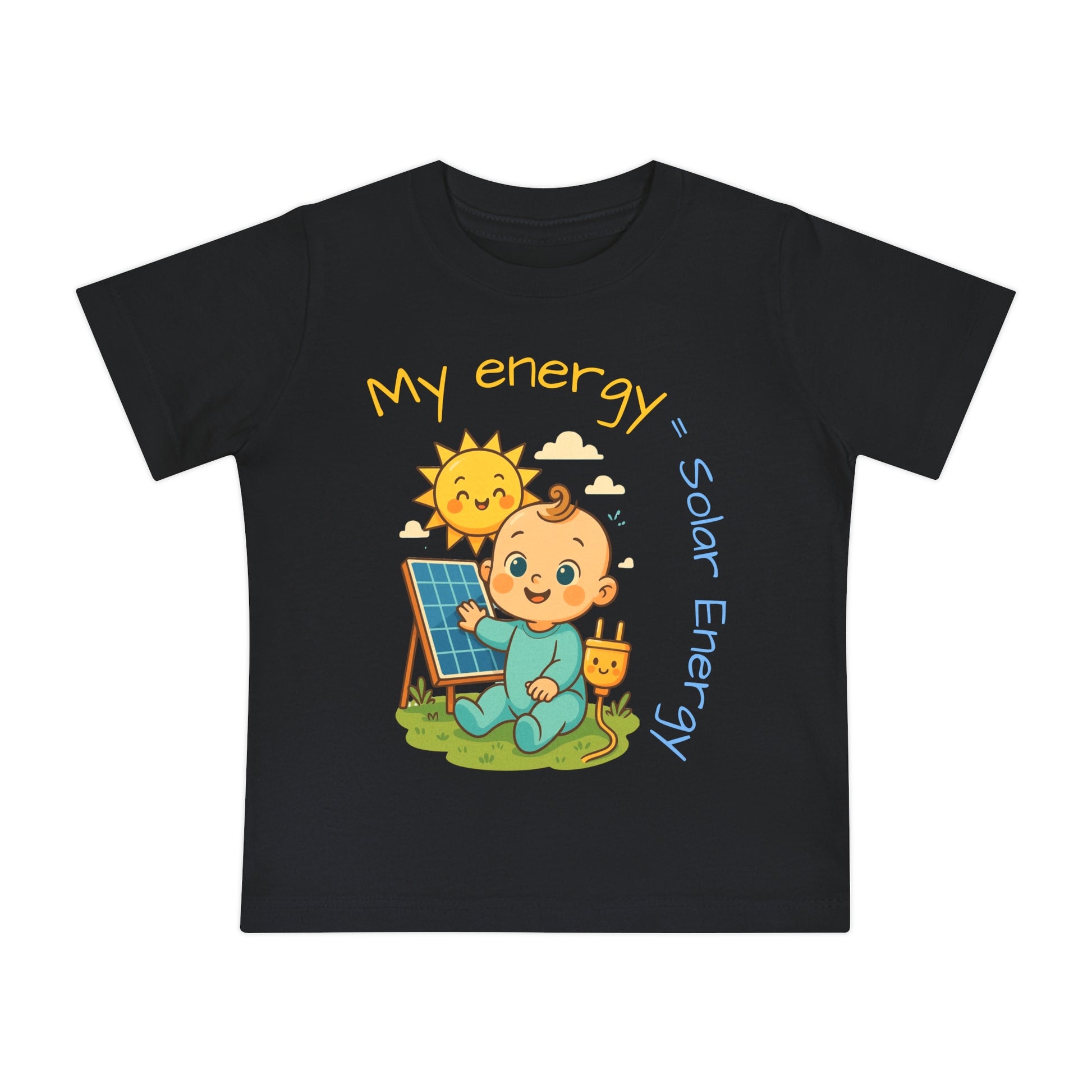 Eco-Friendly Baby T-Shirt: My Energy = Solar Energy