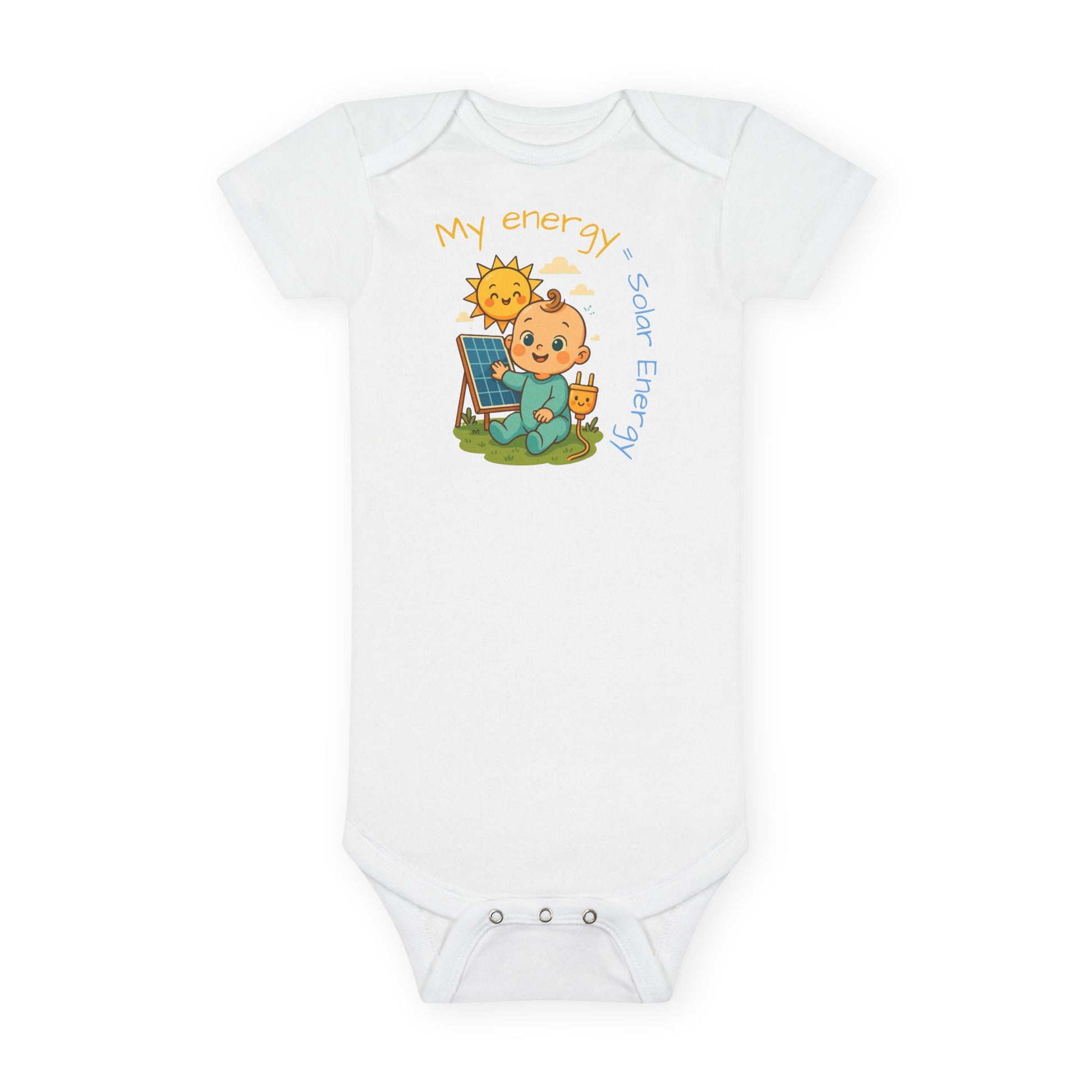 Cute Solar Energy Baby Onesie® - My Energy = Solar Energy