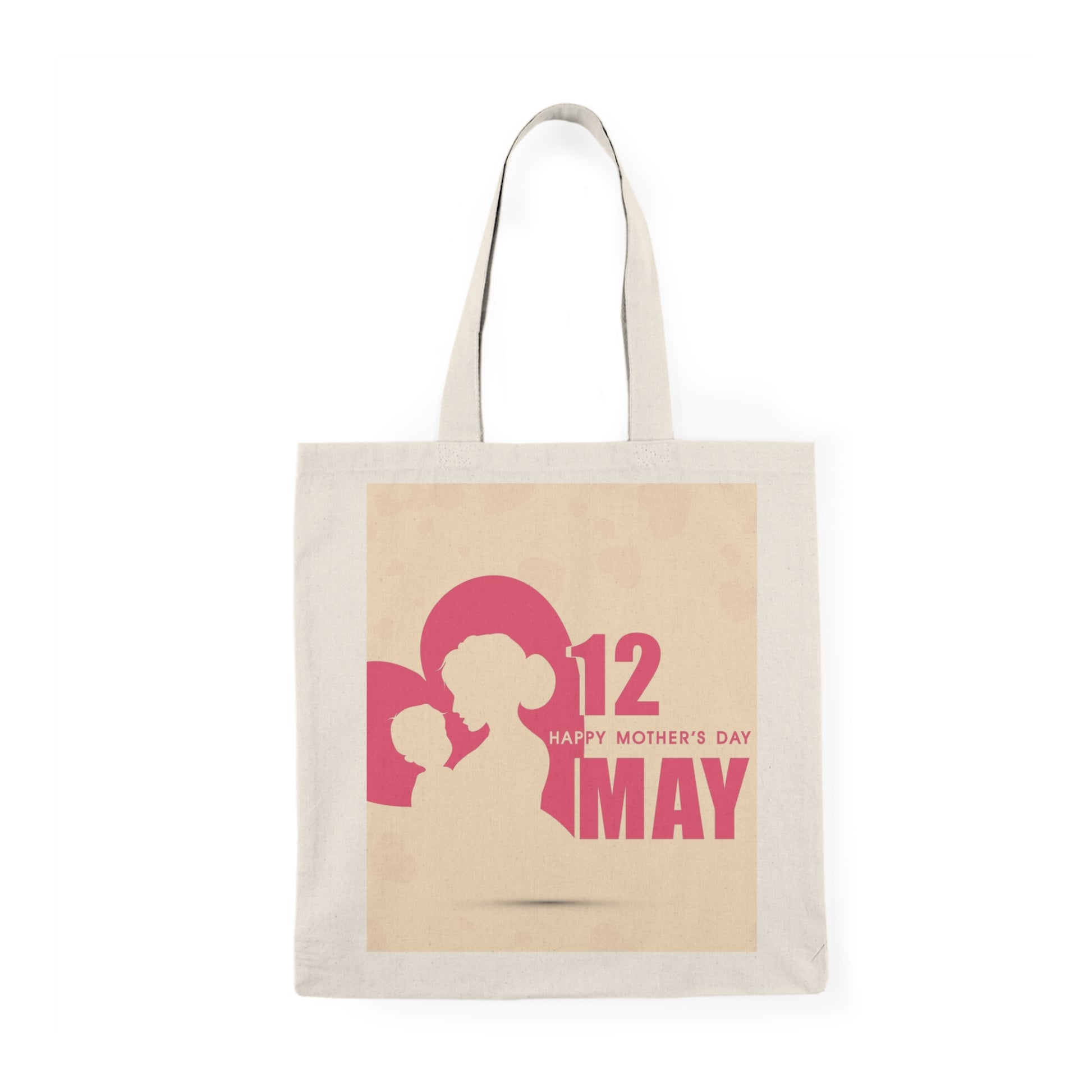 Mother's Day Natural Tote Bag - Celebrate Love and Appreciation