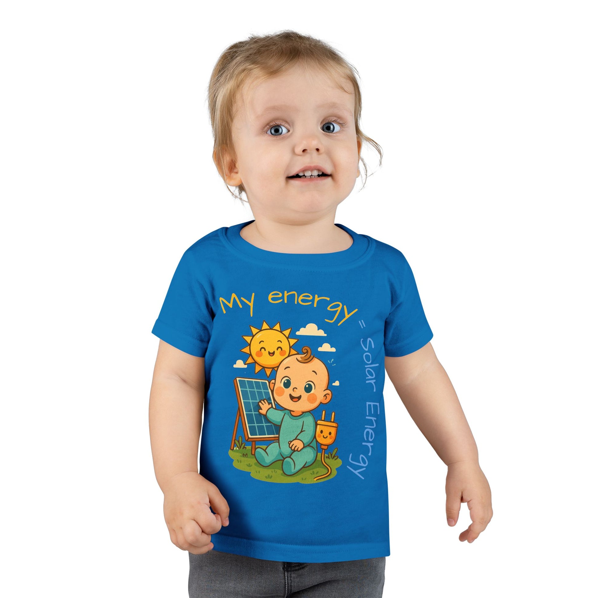 Eco-Friendly Toddler T-Shirt - "My Energy = Solar Energy"